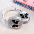 thumbnail image 3 of Shiny Diamond Case for AirPods Max Headphones,Cute Beautiful Luxury Glitter Butterfly Protective Cover for AirPods Max Girls Women Gift (Black), 3 of 11