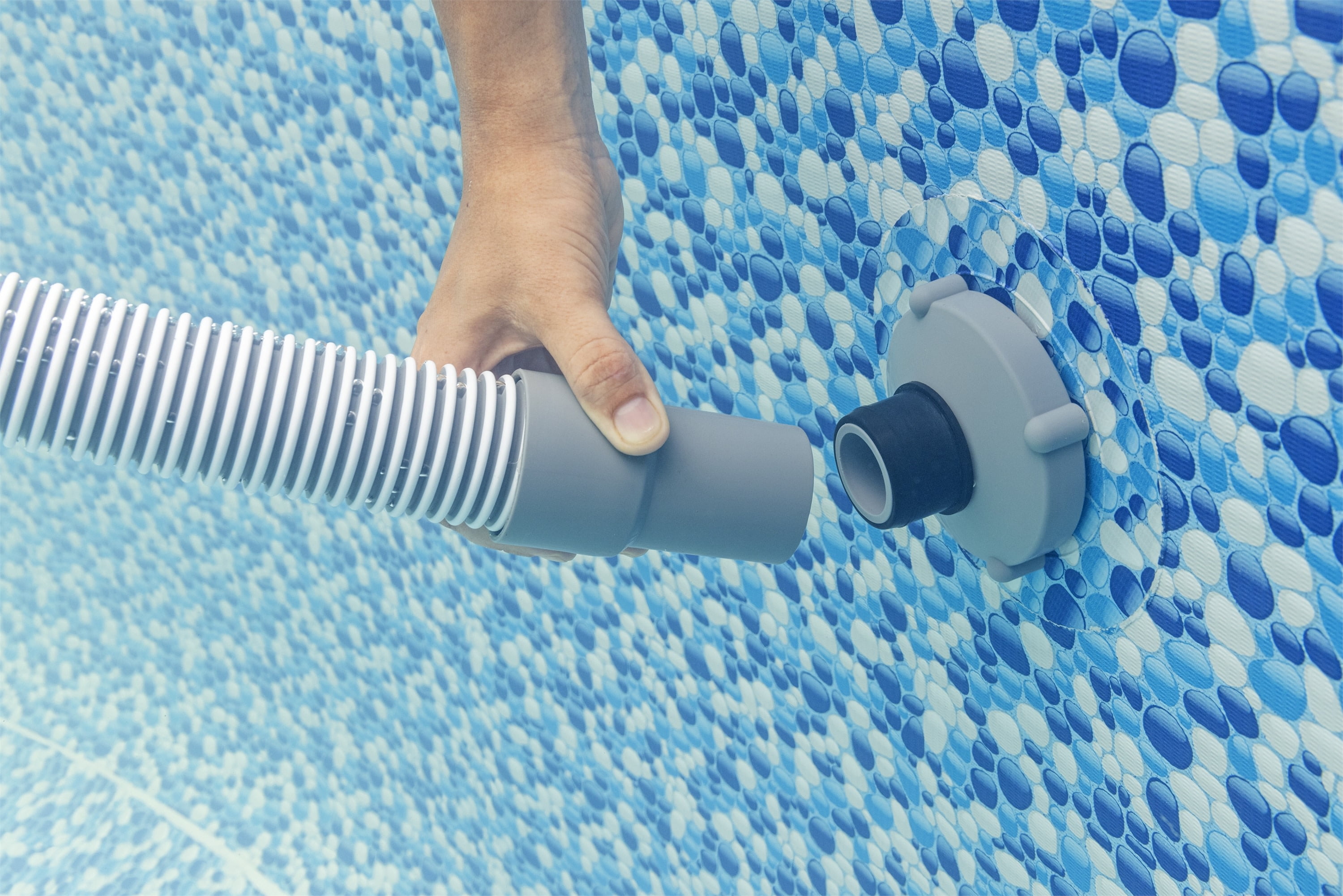 Mainstays 35 ft. Pool Cleaning Hose with Adaptors