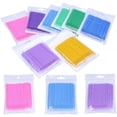 thumbnail image 3 of 100/50/5pcs/bag Disposable Grafting Cotton Swabs Eyelashes Cotton Swabs Micro Brushes Eyelashes Extension Make Up Tools Cotton Swabs (Color: 50PCS-PK), 3 of 5