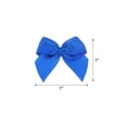 thumbnail image 2 of Uxcell 50 Pcs Mini Lazo de Cinta 1" Mini Cinta de Tela de Satén Lazos de Flor Azul Oscuro, 2 of 4