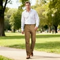 thumbnail image 7 of GINGTTO Men's Elastic Waist Jeans Baggy Straight Leg Denim Pants Casual Relaxed Fit Stretch Skateboard Work Pants with Pockets, 7 of 7