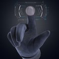 thumbnail image 2 of Gants Complets Coupe-Vent Antidérapants Écran Tactile Gants de Course pour Hommes, 2 of 7