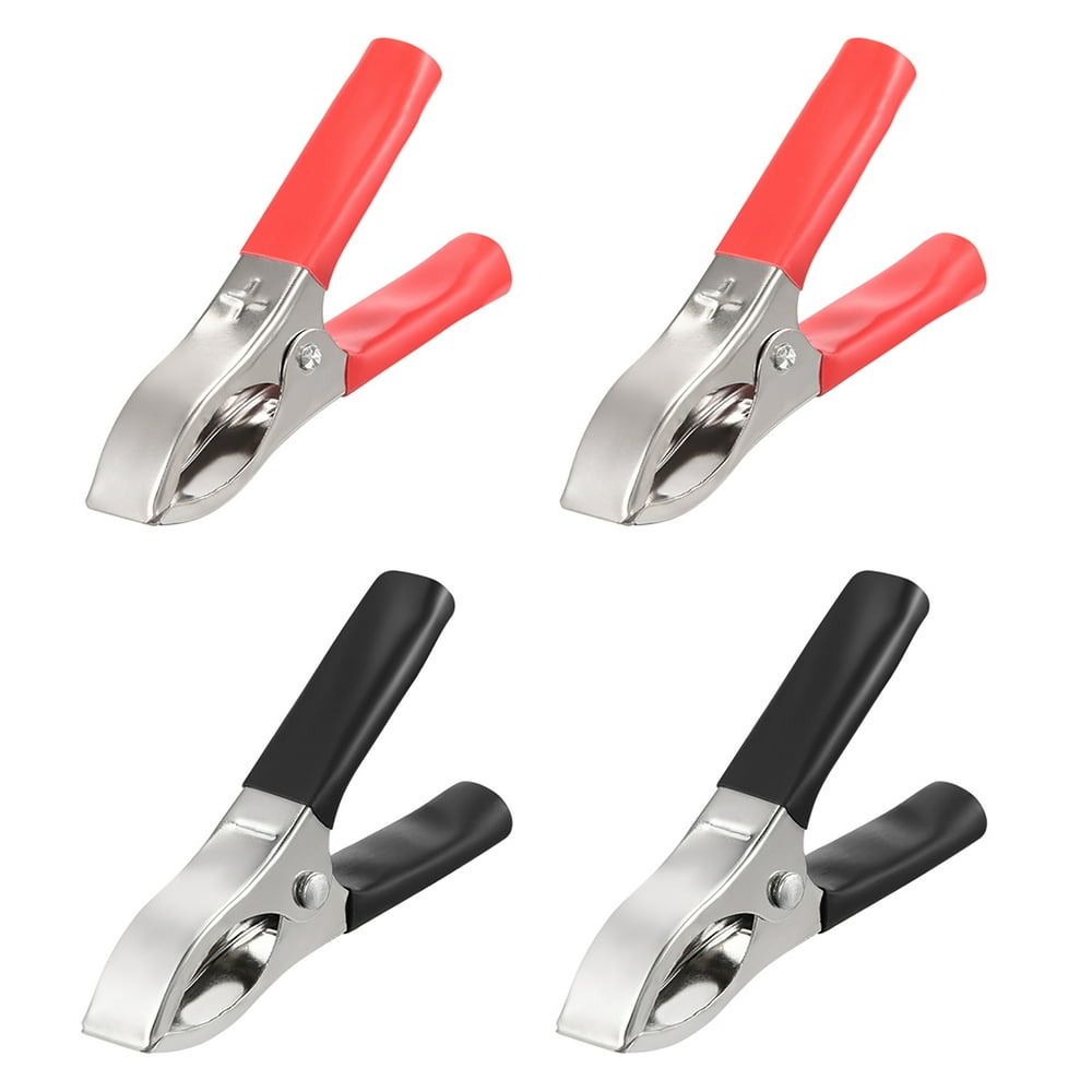 4pcs 20A HeavyDuty Insulated Alligator Clips,Battery Crocodile