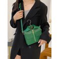 thumbnail image 3 of TRKIYQC Bolso Bandolera Casual para Mujer, Ropa con Percha Estilo Patchwork Bolso de Hombro Ajustable 8.5*18.5*19 cm TRKIYQC perder, 3 of 3