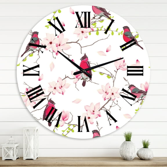 Designart 1 in Quartz Traditional Wall Clock