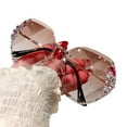 thumbnail image 2 of Womens Sunglasses Slimming Sunglasses with Diamond Trendy Styles Sunglasses for Photo Vacation G, 2 of 4