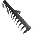 thumbnail image 2 of 14-Tine Garden Heavy Duty Rake Replacement Metal Steel Rake Head Only Without Handle (Gray), 2 of 4