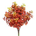 thumbnail image 1 of Vickerman FI170601-3 12 in. Plastic Leaf Red Bush, 1 of 3