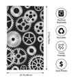 thumbnail image 2 of KLL Metallic Gears Ultra Absorbent & Soft Hand Towels for Bath, Hand, Face, Gym and Spa-27.5x16in, 2 of 7