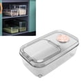 thumbnail image 4 of Contenedor De Almacenamiento De Granos, Contenedor De Arroz Transparente A Prueba De Insectos, Tapa Abatible Con Taza Medidora Para Harina ANGGREK Otros, 4 of 8