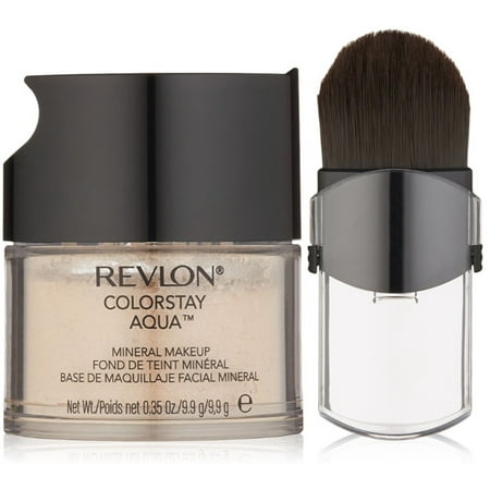 Revlon Colorstay Mineral Makeup - 2 Pack - Revlon Colorstay Aqua Mineral Makeup, Light Medium/Medium 0.35 oz