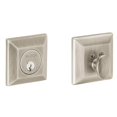 thumbnail image 1 of Baldwin 8254150 Squared Deadbolt Single Cylinder, Satin Nickel, 1 of 1