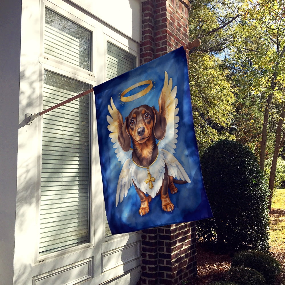 Dachshund My Angel House Flag 28 in x 40 in