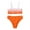 Orange, variant on RUTAYY Toddler Girl Swimsuit 2 Piece Bathing Suit Solid Sport High Waist Bikini Set Swimsuit Quick Dry, Orange, 7-8 Years