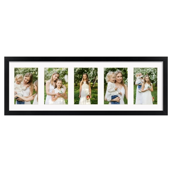5 Opening 4x6 Collage Picture Frame, Black