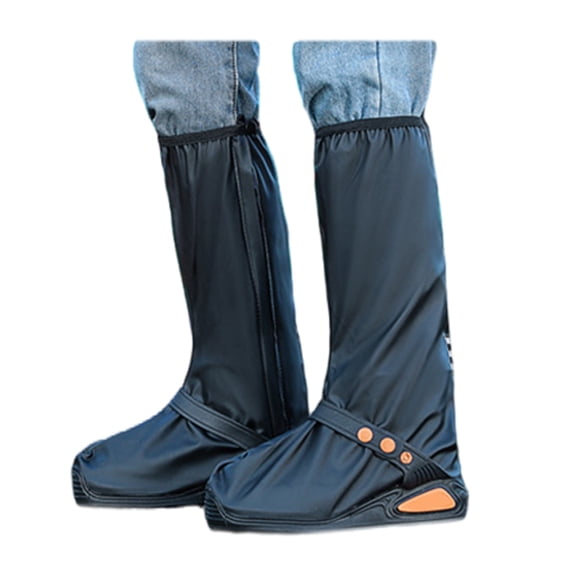 Rainproof Boot Cover with Zippers for Outdoor Sports Hiking Rain Boot Shoe Cover