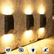 thumbnail image 4 of Lámpara de pared Solar inteligente IP65 para exteriores, impermeable, para balcón, valla, camino, jardín, decoración, 4 of 4