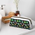 thumbnail image 7 of Uemuo Geometric Dinosaur Printed Leather Pencil Case, Pencil Pouch, Portable Pencil Bag, Pen Case for& Office, 7 of 7