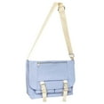 thumbnail image 1 of Bolso de mensajero casual de moda Bolso de hombro simple Bolso de lona de temperamentoazul, 1 of 5
