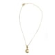 thumbnail image 2 of Collar con dije de oro laminado letra brillos C, 2 of 6