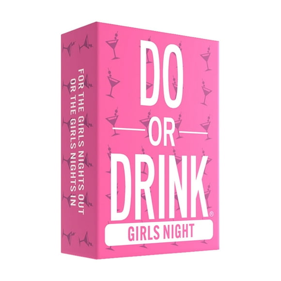 Do or Drink Soirée Filles - Fête de Célibataire et Jeux de Boisson avec 250 Cartes - Défis Hilarants pour Filles Week-End, 21e Anniversaires, Douches Nuptiales - Excellent Début de Fête pour Soirée de Jeu