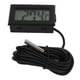 thumbnail image 1 of Termómetro digital electrónico integrado LCD negro Medidor de temperatura de sonda impermeable para incubadora, 1 of 10