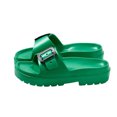 thumbnail image 5 of Women's Fashion Thick‑Sole Adjustable Buckle Strap Sandals, EVA Open‑Toe Slide Sandals For Summer Beach Pool Outdoor Casual Daily Wear Army Green, 5 of 6