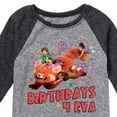 thumbnail image 3 of Disney Turned Red - Celebration - Birthdays 4 Eva - Youth Raglan Graphic T-Shirt, 3 of 5