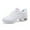 White-Air Cushion, variant on CERYTHRINA Women’s Dance Shoes Breathable Mesh Lace-up Jazz Sneakers, Split-Sole, Black, 40