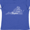 thumbnail image 4 of Inktastic Virginia State Word Salad Boys or Girls Toddler T-Shirt, 4 of 5