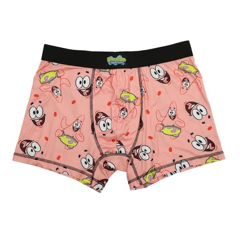 Men's Adult SpongeBob SquarePants Boxer Brief Underwear 3-Pack - Bikini  Bottom Comfort- XL 