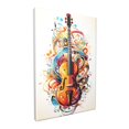 thumbnail image 2 of 12x18 inch Canvas Frameless Painting Colorful Violin Prints,Music Room Decor Accessory,Indoor Home Living Room,Bedroom,Studio,Music Room Decor Art Posters & Prints,Gift For Violin Enthusiast, 2 of 6