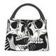 thumbnail image 1 of Fotbe Psychedelic Skull Illusion Art Bolsa Térmica Portátil con Estampado, Bolsa de Entrega de Alimentos Aislada, Bolsa Reutilizable de Gran Capacidad para Comidas y Supermercado, 1 of 6