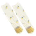 thumbnail image 2 of Baby Cotton Socks Prevent Mosquito Bites For Infants In Yellow Color With Cozy Features 1 Pair, 2 of 3