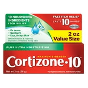 Cortizone 10 Plus Ultra Moisturizing Anti Itch Cream (2 Oz)