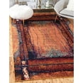 thumbnail image 2 of Unique Loom Estrella Rustic Distressed Rug 9' x 12' Rectangle Orange/Black, 2 of 5