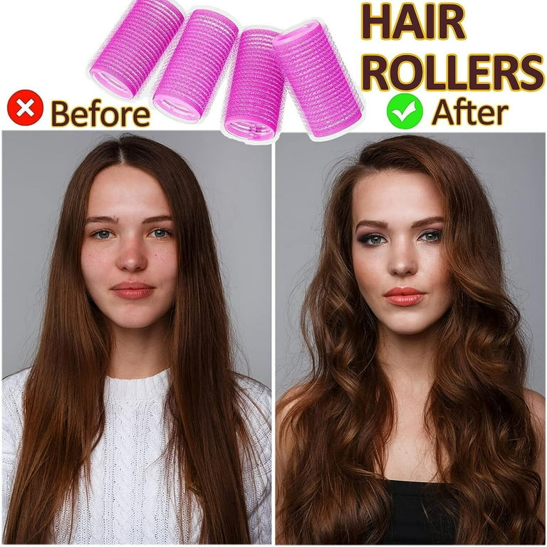 Self grip hair roller set,Hair roller set pcs, Heatless hair