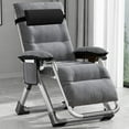 ABORON Zero Gravity Chair, Lawn Recliner, Reclining Patio Lounger Chair