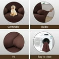 thumbnail image 5 of MarCielo 1 Piece Lazy Boy Recliner Cover Stretch Recliner Slipcover Chair Couch Cover Monica(Brown/Coffee), 5 of 6