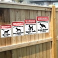 thumbnail image 4 of MINIATURE PINSCHER Security Sign Area Patrolled pet min pin guard warning dog, 4 of 5