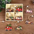 thumbnail image 5 of 12 piezas de gnomos navideños colgantes de madera hombrecito de jengibre Papá Noel adornos colgantes para árbol de Navidad regalos de Año Nuevo decoraciones navideñas, 5 of 5