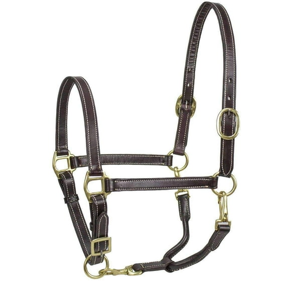 Derby Originals Convertible Double Stitch USA Leather Grooming Horse Halter