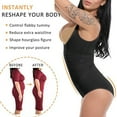 thumbnail image 4 of FITVALEN Women Tummy Control Bodysuit Fajas Colombianas Open Bust Shapewear Slimmer Body Shaper, 4 of 6