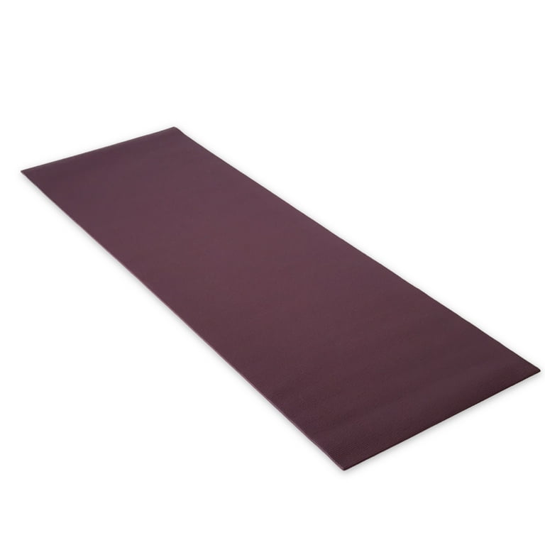 YogaRat RatMat Yoga Mat & Yoga Towel Set, Violet Mat and Purple/Black Towel