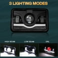 thumbnail image 2 of SHENKENUO 4pc 4x6'' LED Headlights Hi/Lo DRL For Chevrolet Monte Carlo 1980-1988 El Camino, 2 of 22