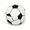 A, variant on PU Leather Soccer Throwing Ball Style A, Soft Bean Bag Toss Game Ball, Beginner-Friendly Indoor Practice, Black White