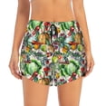 thumbnail image 2 of Goofa Vegan1 Printed Women 2 in 1 Running Shorts,Quick Dry Athletic Workout Shorts,High Waisted Athletic Shorts with Liner Pockets-Medium, 2 of 9