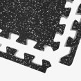 IncStores Impact Foam Rubber Floor Tiles, Interlocking Home Gym Floor