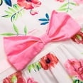 thumbnail image 4 of Penkiiy Floral Gown Dresses Girls Sleeveless Cotton Printed Dresses 6 Years Pink, 4 of 9