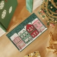 thumbnail image 4 of DAMAI Christmas Gingerbread House Doormat 23.6 x 15.7 Inch, Pastel Candyland Christmas Welcome Door Mat Cute Gingerbread Artificial Coir Non Slip Entrance Rugs for Winter Holiday Living Room Bedroom, 4 of 6